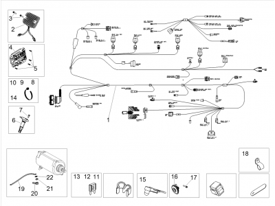 Ηλεκτρική εγκατάσταση εμπρός